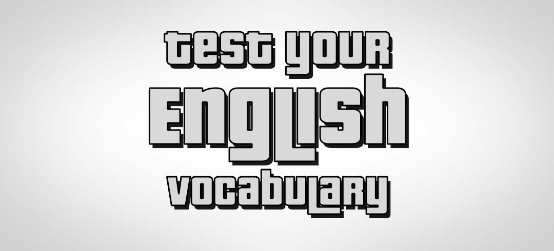 Test your English vocabulary logo